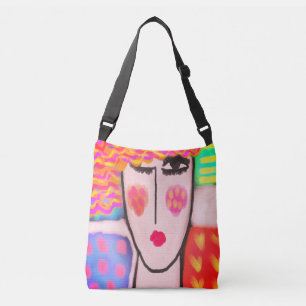 Original Abstract Painting Crossbody Bag