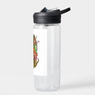 Original Abstract Portal Pattern Water Bottle