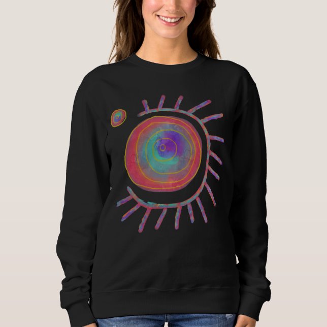 Original Abstract Wearable Art Sweatshirt (Front)