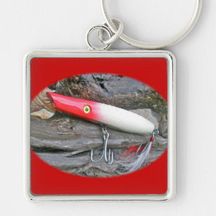 Original AJS Pencil Popper Fishing Lure Keychain