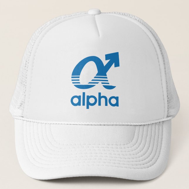 Original Alpha Trucker Hat (Front)