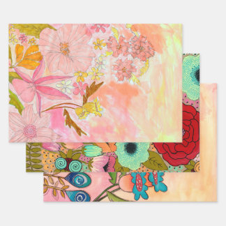 Original Art Artist Paintings Wrapping Collage Paper Sheet