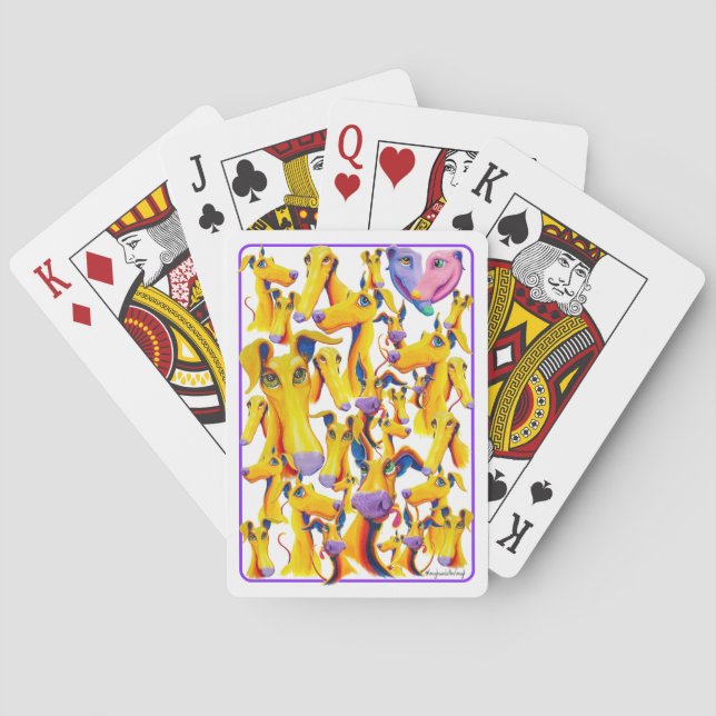 Original Art Chalk Pastel  Playing Cards (Back)