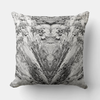 Original art: "mirrored tracks" throw pillow