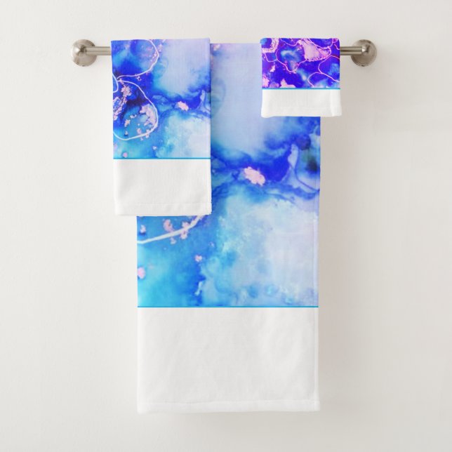 Original art modern Bath Towel Set (Insitu)