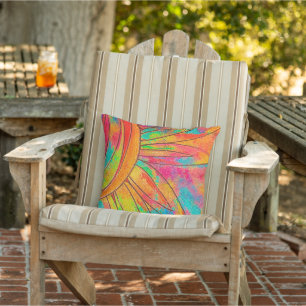 Original art outdoor pillow