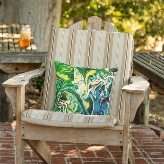 Original art outdoor pillow (Chair)
