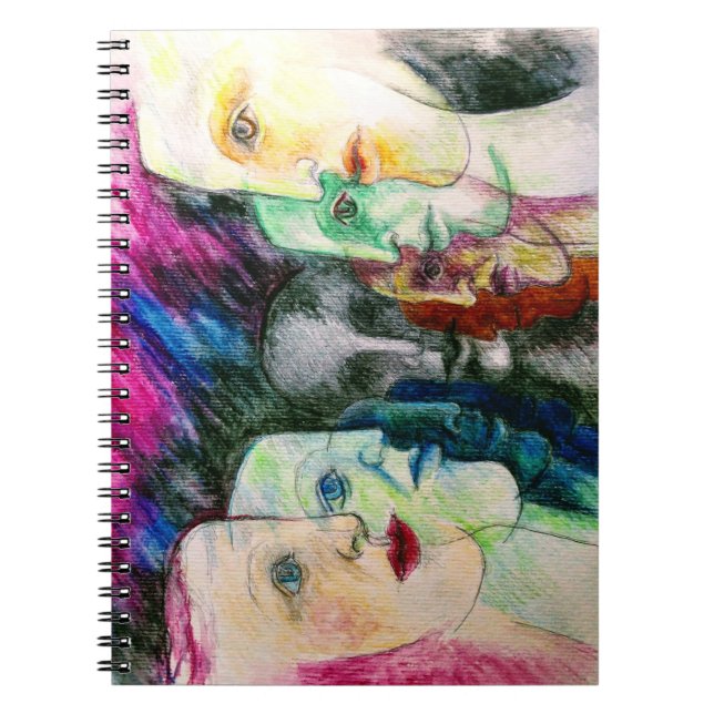 Original art surrealism super colour notebook (Front)
