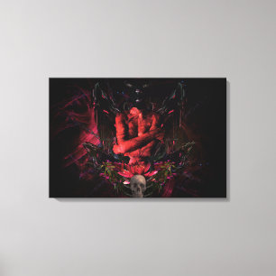Original art work #4 "devil" canvas print