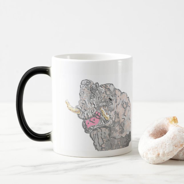 Original Art Work/Prints bySarr Magic Mug (With Donut)