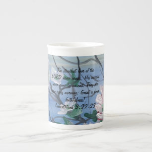 Original Art Work Scripture  Bone China Mug