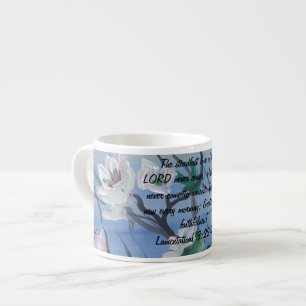 Original Art Work Scripture  Espresso Cup