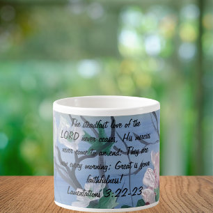 Original Art Work Scripture  Espresso Cup