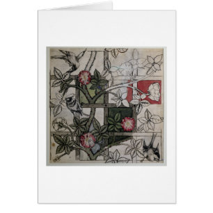 Original artwork for 'Trellis' wallpaper design, 1