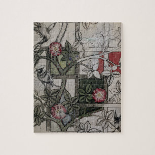 Original artwork for 'Trellis' wallpaper design, 1 Jigsaw Puzzle