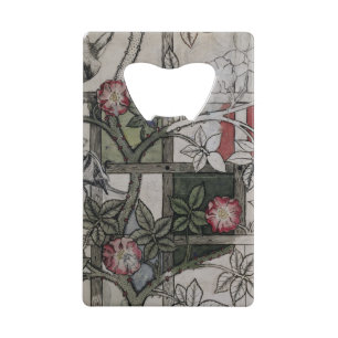 Original artwork for 'Trellis' wallpaper design, 1 Wallet Bottle Opener