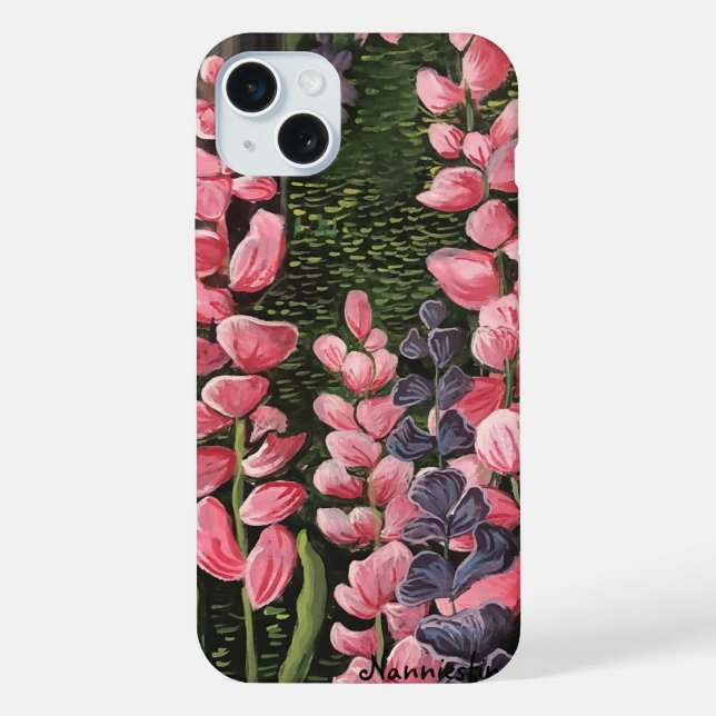 Original Artwork Wildflowers iPhone Case (Back)