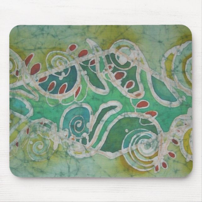 Original batik design by Zorica Duranic Mouse Pad (Front)