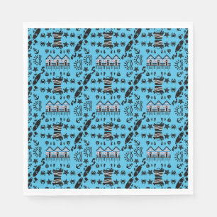 Original Beach Sand And Sea Themed Napkin