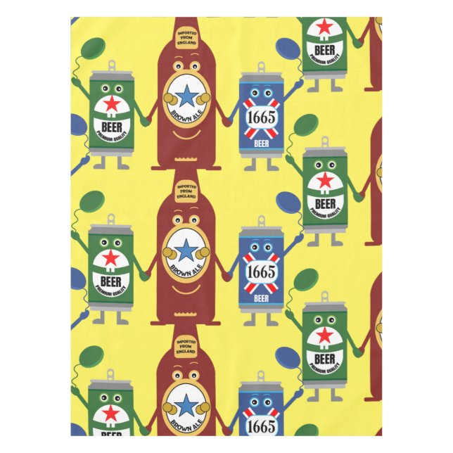 Original Beer lover Gifts Tablecloth (Front)