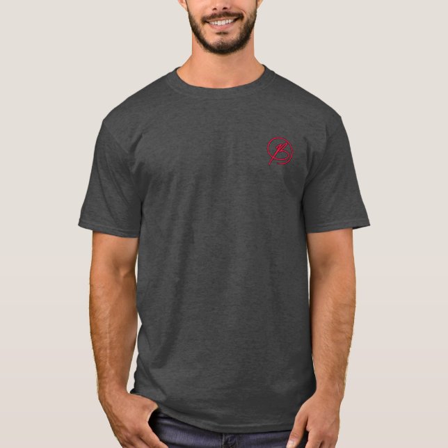Original Billy Plain Red Logo T-Shirt (Front)