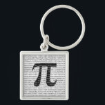 Original black number pi day mathematical symbol keychain<br><div class="desc">Original black number pi day mathematical symbol</div>