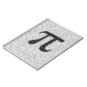 Original black number pi day mathematical symbol notebook (Left Side)
