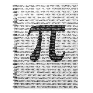 Original black number pi day mathematical symbol notebook