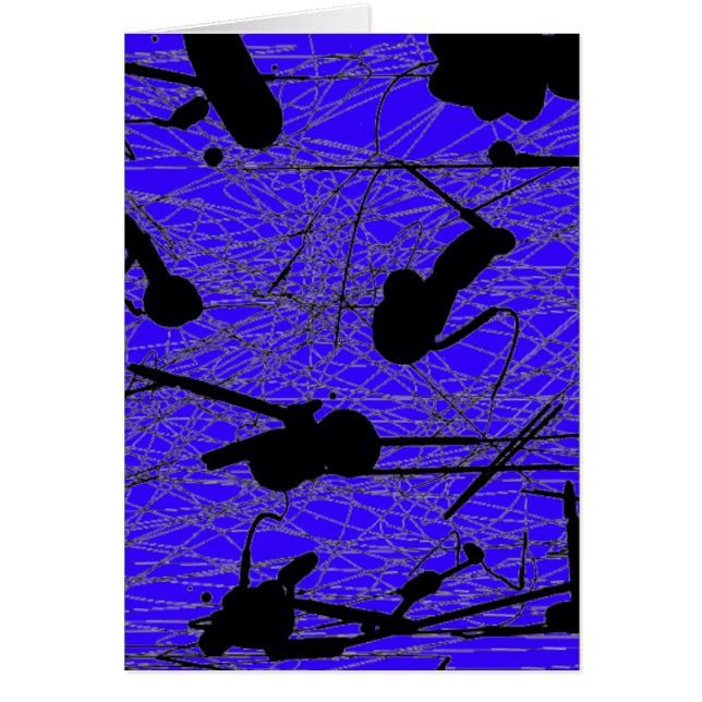 Original Black Splatter Painting (Front)