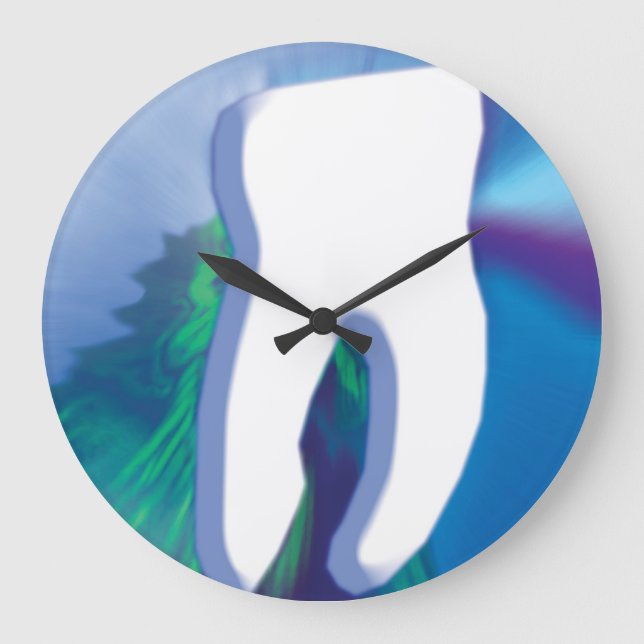 Original Blanc Dentiste Design Dentiste Horloge mu (Recto)