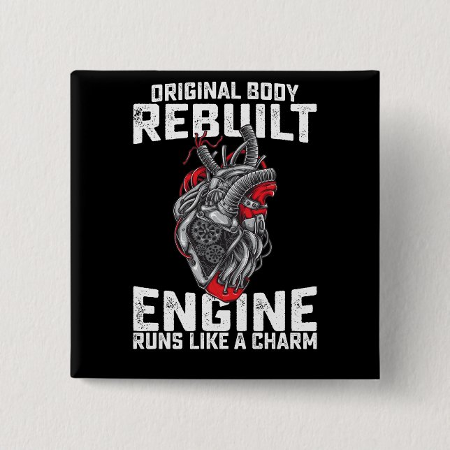 Original Body Rebuilt Engine Runs Like A Charm 2 Inch Square Button (Front)