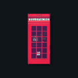Original british phone box canvas print<br><div class="desc">The British red telephone box is a retro icon  in the United Kingdom.</div>