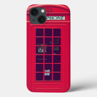 Original british red phone box iPhone 13 case