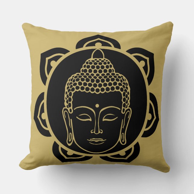 Original Buddha Home Decor  Throw Pillow (Front)