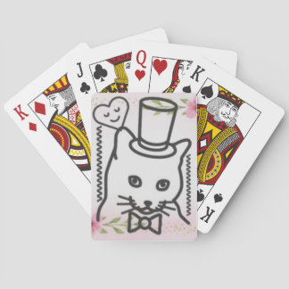 Original cat playing cards