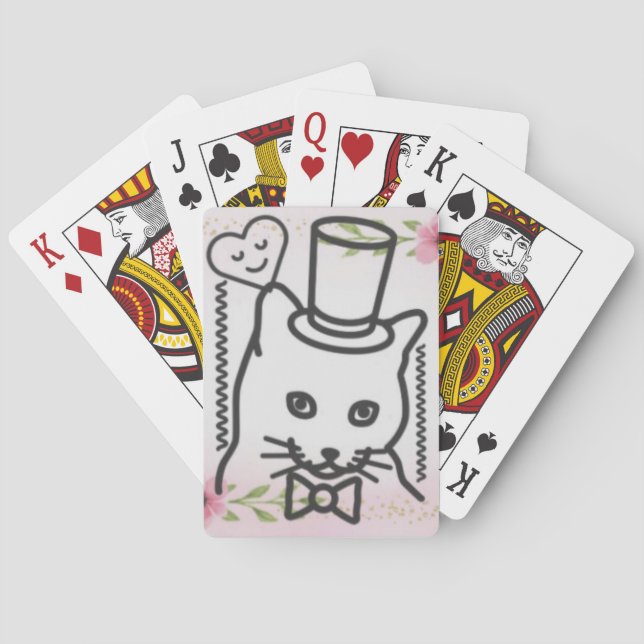 Original cat playing cards (Back)