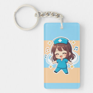 Original Chibi Nurse 2.0 - Pulse of Joy Keychain