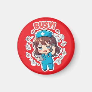 Original Chibi Nurse 3.0 - Busy Magnet