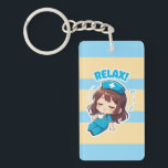 Original Chibi Nurse 3.0 - Relax Keychain<br><div class="desc">“These five minutes—no one can take them away.” In a hospital that feels like a battlefield, this cup of coffee is the whole world. Nurse 3.0 embodies hard-won tranquility, reminding you to tend to your own breath before caring for others. Elevate your everyday carry with the official Chibi Planet Studio...</div>