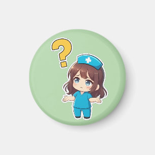Original Chibi Nurse 3.0 - Something's Wrong Magnet