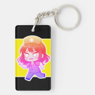 Original Chibi Nurse - The Hectic Shift Keychain
