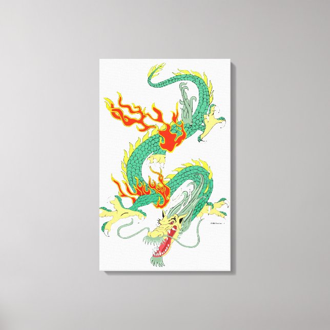 Original Chinese Dragon Canvas (Front)