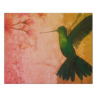 Original Colour Pencil Hummingbird with Filter