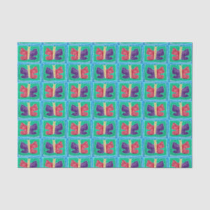 Original Colourful Butterfly Filter Basic Tissue Paper