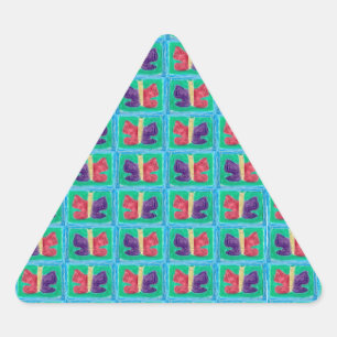 Original Colourful Butterfly   Filter   Basic   Triangle Sticker