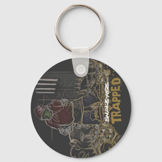 Original Criminalz Snakeyez Trapped Keychain (Front)