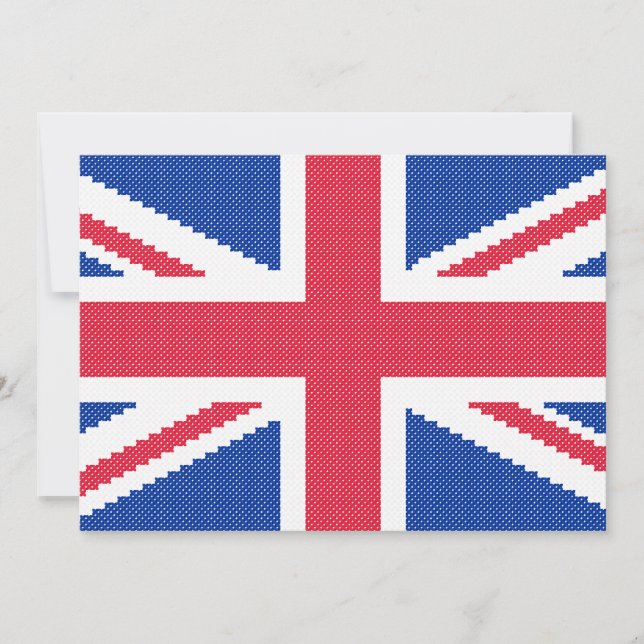 Original cross-stitch design Union Jack (Front)