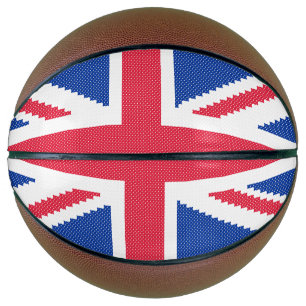 Original cross-stitch design Union Jack Basketball