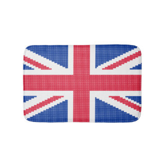 Original cross-stitch design Union Jack Bath Mat