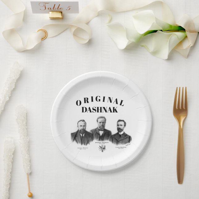 Original Dashnak Paper Plate (Wedding)